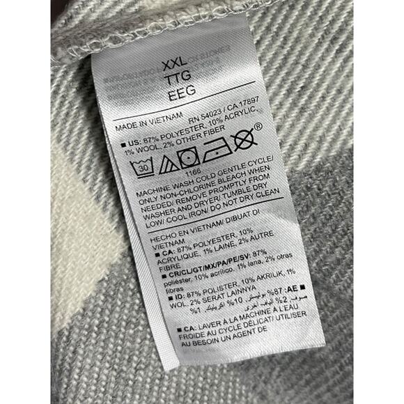 XXL Old Navy Womens Button Down Collared Shacket Heavy Flannel - Picture 12 of 12